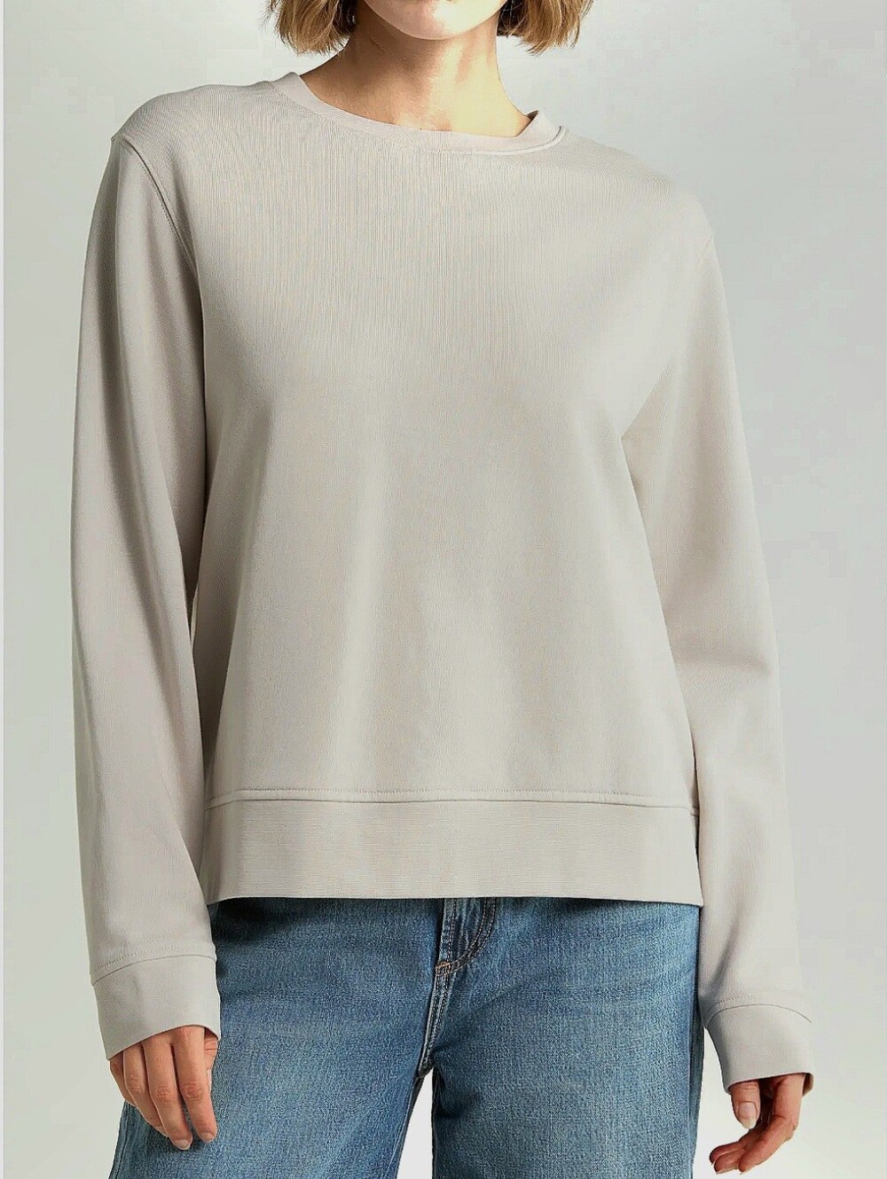 New Vince Crewneck Cotton Sweatshirt